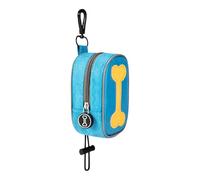 Dog Poop Bag Holder - Hands Free Storage, 15x12cm Waste Bag Dispenser for Pet Cleanup, Leash Attachment Pouch, Outdoor Walking Set with Secure Fastener, Sanitation Tool for Walking Traveling Hiking