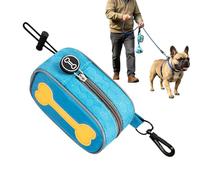Dog Poop Bag Holder - Hands Free Storage Pouch Dog Waste Pouch Dispenser, Portable Dogs Poop Bag Carrier for Outdoor Walking Travel Camping Hiking Pet Cleanup Accessory, 5.91x4.72x1.57 inches