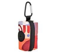 Dog Poop Bags | Dog Waste Holder with Graphic Print | Poop Dispenser, Doggy Waste Bags, Portable Doggie Holder for Travel, Camping, Dogs & Cats