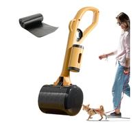 Dog Poop Scooper For Yard - ABS + PP | Dog Poop Scoop Ergonomic og Scooper Pooper - Pet oop Catcher, Automatic Poop Catcher, For Small Мog, Chicken, Sand, Grass, Backyards, Traveling, Playgrounds