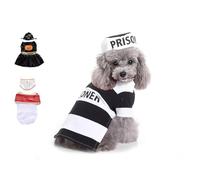 Dog Pope Costume, Cat Pope Costume, Pet Costume Accessory for Small Dogs Cats Outfit,for Pet Parties, Festival Celebrations and Entertainment, Easy to Wash (JH09,M (Weight About 3.5-4.5kg))
