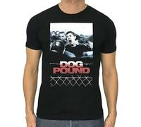 Dog Pound Film Movie Thriller Poster Men's T-Shirt Unisex Black Tee Top, Negro , S