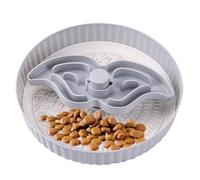 Dog Puzzle Feeder, Interactive Dog Puzzle Bowl, Maze Dog Puzzle Bowl, Anti-Choke Feeding Bowl, Anti-Choke Detachable Dog Feeding Bowl with for Small and Large Dogs