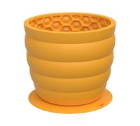 Dog Puzzle Feeder | Interactive Sislicone Pet Dishe - Cat Food Bowls Treat Holder - for Small Medium Large Puppy Kitten Bathtub Floor Tile Crate Training Behavior Modification
