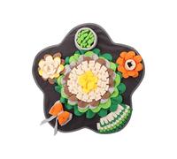 Dog Puzzle Mat, Enrichment Feeding Pad, 23,62 x 23,62 x 0,79 pulgadas Interactive Snuffle Toy, Soft Anti-Slip Base, Washable Fabric Layers, for Stress Relief, Mental Stimulation