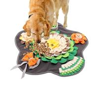 Dog Puzzle Mat, Pet Enrichment Feeding Mat, 23,62 x 23,62 x 0,79 pulgadas Interactive Snuffle Mats, Stress Relief, Mental Stimulation Toy for Puppies and Dogs Cognitive Development
