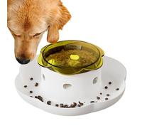 Dog Puzzle Slow Feeder, Push Feeding Bowl Interactive Training Slow, Treat Dispenser, Boredom Relief Mental Puzzle Toys For Dogs & Puppies, Easy To Clean, Resistant and
