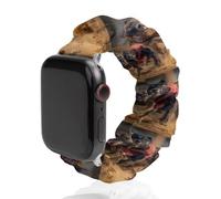 Dog Racing - Correa elástica para reloj compatible con IWatch, divertidas correas de relojes inteligentes, 42mm/44mm, Poliéster, No es una piedra preciosa