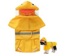 Dog Rain Jacket | Waterproof Reflective Hoodie Puppy Poncho