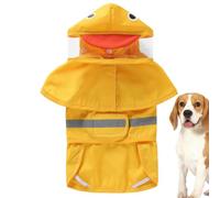 Dog Rain Jacket | Waterproof Reflective Hoodie Puppy Poncho
