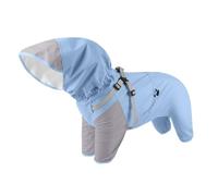 Dog Raincoat, Cachorro con capucha clara, ajustable para mascotas, ropa reflectante impermeable para perros y puppies, Nighttime Visibility, Outdoor Walks, Red, Blue, M, L, XL