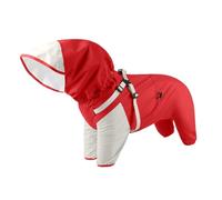Dog Raincoat, Puppy Raincoat with Clear Hood, Ajuste Reflective Design, Hooded Pet Clothes, for Medium to X-Large Dogs and Puppies, Enhances Nighttime Visibility