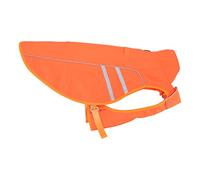 Dog Raincoat Reflective Weatherproof Windproof | Protective Vest for Puppy & Adult Dogs | Fleece - Lined Jacket for Walking/Hiking/Outdoor | Machine Washable, 4 Sizes (L)