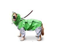 Dog Raincoat Waterproof Dot Rain Cape for Small Medium Big Dogs Hooded Jacket Poncho Pet Rain Coat chubasquero para perrors