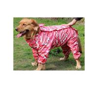 Dog Raincoat Waterproof Dot Rain Cape for Small Medium Big Dogs Hooded Jacket Poncho Pet Rain Coat chubasquero para perrors