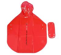 Dog Raincoat Weather Protective | PU Pet Rain Jacket with Hood for Small Medium Large Dogs/Cats | Lightweight Rain Cape Coat for Walking in Rain (L)