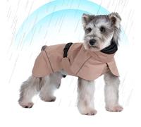 Dog Raincoat with Hood - Waterproof Reflective Pet Rain Jacket, Lightweight Adjustable Dog Rain Poncho For Small Medium Large Dogs Puppy Outdoor Walking Running RainwearQuick-Fit Design: