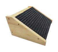 Dog Ramp, Pet Safety Steps, Portable Climbing Aid, Supportive Design for Injured and Older Pets, Non Slip Exterior, Ideal for Bed, Sofa, Couch, Bedroom, Living Room, Indoor Use, 11.81x5.91x9.84 Inches