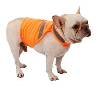 Dog Reflective Vest - Breathable Fluorescent Fabric, Adjustable Lightweight Fit, High Visibility Safety Wear, Outdoor Hunting Walking Gear | Pet Vest For Dogs, Night, Training