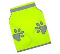 Dog Reflective Vest, Fluorescent High Visibility Dog Vest, 13.78x17.32 Inches, Puppy Tank Top for Training, Hiking, and Nighttime Security Protection, Various Activities