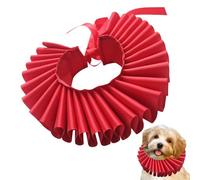 Dog Renaissance Ruff Collar, Cat and Dog Ruffled Neck Accessory, Elizabethan Style Costume, Soft Fabric Design, Lightweight Pet Wear, Perfect for Small Also Medium Pets Dress Up
