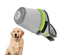 Dog Respirador Muzzle, filtro ajustable, perros Snout, Reflective Strip Design, Mouth Cover, 4,72 x 4,72 x 3,35 a 6,5 x 6,5 x 4,72 pulgadas, ideal para Park Running Walking Home