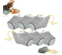 Dog Respirator Mask, Reusable Puppy Muzzles, Adjustable Dog Gas Mask, Air Filter Pollutants, Prevention of Accidental Ingestion (6 Pcs)