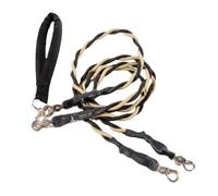 Dog Rope, Elastic Leads Double Rope, Heavy Duty, Anti-Twist Connector System, Comfortable Strong Pet Accessories for Park Training, Beach Comfort Walks, Improved Safety for Pulling Outdoors, 4.92 feet