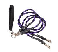 Dog Rope, Elastic Leads Double Rope, Heavy Duty, Anti-Twist Connector System, Comfortable Strong Pet Accessories for Park Training, Beach Comfort Walks, Improved Safety for Pulling Outdoors, 4.92 feet