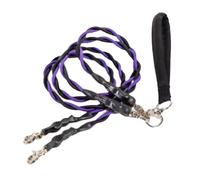 Dog Rope, Heavy Duty Elastic Double Leads, Elastic Puppy Lead, Strong Pet Leashes Accessory for Outdoor Walks, Park, Beach, Training, and Pulling Control, 4.92 Feet