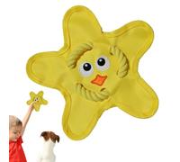 Dog Rope Throw Trow, tirar y atrapar juguetes para perros - Puppy Toss Squeak Masting Toy Interactive | Suministros de limpieza de dientes de mascotas de alta resistencia para buscar perros lanzadores