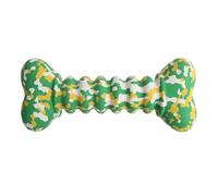 Dog Rubber Bone Chew Toys, Funny Bone Shaped Bite Resistant Balls, Chewing Interactive Fetch Throw Toys, Teeth Cleaning Dog Toys, Training Toys For Puppy, Small Pet Chew Toys, Vibrant Color Dog Toys,