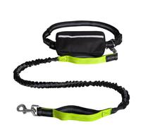 Dog Running Lead, Hands Free Dog Leash with Zipper Pouch, Dogs Walking Belt for Running and Walking The Dogs (Yellow)