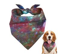Dog Scarf Triangle Bibs - Dog Bandana Scarf Triangle Bibs - Dog Bandanas - Starry Print Triangle Bibs for Dog, Washable Cat Kerchief Bibs for Pet, Dog, Puppy, Small Dog - 70x48x48cm