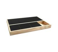Dog Scratch Board - Interactive Grinder Pad with Treat Box | Dog Nail File Board Suitable For Home Living Room Apartment Lounge Corner Entryway