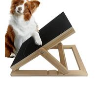 Dog Scratch Board, Wooden Dog Scratcher, 16 Inch Interactive Fun with Compact Design, Treat Box Hidden Storage, Beach Park Yard Home Garden Indoor Outdoor Reduce Boredom Play Family