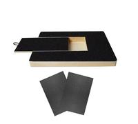 Dog Scratch Pad - 13.78 Inch Adjustable Nail Board | Funny Nail File Dog - Cuttable Scratch Board with Sandpaper and Treat Box for Puppies and Dogs, Ideal for Indoor & Outdoor Play, Mental Stimulation