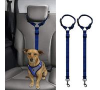 Dog Seat Belt, 2 Pcs Pet Dog Cat Car Seat Belt Headrests with Elastic