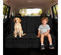 Dog Seat Cover - Double Zipper Waterproof Adjustable Strap | Back Seat Pet Cover For Dogs In RV, Sedan, Truck, Vehicle, Automotive Interior, Travel Accessories, And Road Trip Use