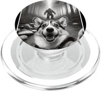 Dog Selfie Con Bigfoot En Bosque Corgi Aventura Divertida PopSockets PopGrip para MagSafe