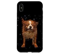 Dog Shaking s Shaggy Pup Shake s Drip Dry Dog Carcasa para iPhone XS MAX