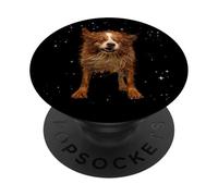 Dog Shaking s Shaggy Pup Shake s Drip Dry Dog PopSockets PopGrip Adhesivo