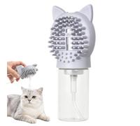 Dog Shampoo Brush with Soap Dispenser - Bottle Silicone Scrubber
