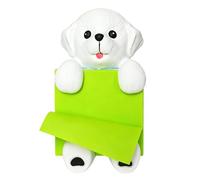 Dog Shape Memo Pad Holder | Clamp-on Desk Sticky Note Holder, Quick Access Organizer Dog Shape, For College Teachers Students Girls Boys Teens Dorm Room Classroom School