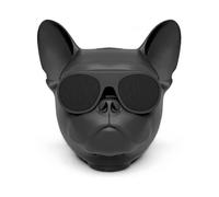 Dog Shaped Creative Speaker, Bluetooth Wireless Speaker Portable Dog Shaped Stereo Sound Music Player (1pc, Black)