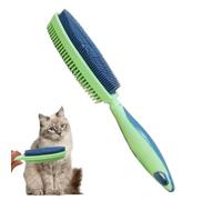 Dog Shedding Brush, Double Sided Cat Hair Brush, 1.57x2.36in Effective Hair Removal Gadget, Portable Grooming Tool for Long and Short Haired Pets, Regular Pet