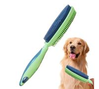 Dog Shedding Brush, Double-Sided Cat Hair Brushes, Portable Grooming Tool, Effective Hair Removal Gadget, Gentle Comb, Comfortable Pet Care Accessory For Long And Short Haired Pets