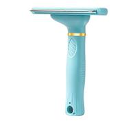 Dog Shedding Brush - Self Cleaning Rounded Teeth Ergonomic Handle