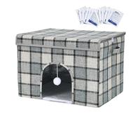Dog Shelters For Outside, Waterproof Cold Crate Foldable Insulated House