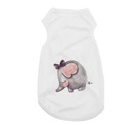 Dog Shirt for Small Dogs | Breathable Sleeveless Vest for Puppies & Cats | Summer Pet Clothes for Daily Use/Travel/Parties | Stretchy Acrylic Fabric, Easy On & Off (l)